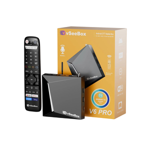 2026 vSeeBox V6 <span class=keywords><strong>Pro</strong></span> Nouvelle <span class=keywords><strong>Box</strong></span> 4GB+32GB Commande Vocale Pack Cadeau Gratuit - Product Image 5