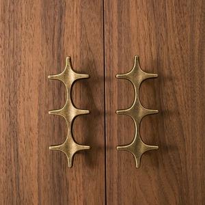 Poignées de porte en métal, poignées de porte en laiton, poignées de porte en acier inoxydable pour hôtel et maison, quincaillerie architecturale décorative d'intérieur - Product Image 4