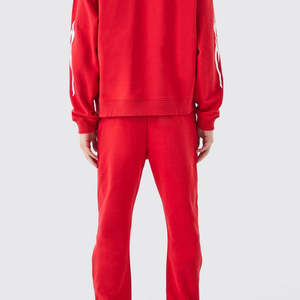 Newly Design Best Quality 2 Piece Set 100% Cotton Fleece Gym <b>Tracksuit</b> for Men Sustainable Logo Style Plus Size <b>Plain</b> <b>Tracksuits</b> - Product Image 2