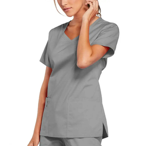 Ensembles de blouses médicales de qualité supérieure à col montant et manches courtes, en tissu polyester, pour infirmières et personnel hospitalier - Product Image 6