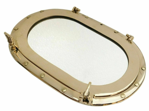 Porthole <b>Mirror</b> Vintage Nautical Marine Wall <b>Mirror</b> Decorative Maritime Ship Style <b>Mirror</b> for <b>Bathroom</b> Living Room Bedroom - Product Image 4