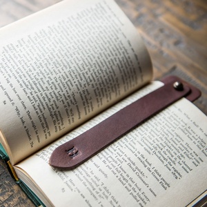 Marcapáginas personalizado de cuero original Impresión personalizada en blanco Transferencia de calor Marcapáginas DIY a granel - Product Image 2