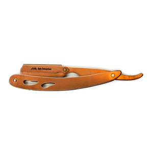Navaja de Afeitar Recta de Acero Inoxidable Color Oro Rosa Platinum Blades, Kit de Afeitado Profesional para Hombre - Product Image 4