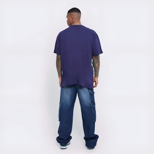 T-shirt en coton pour homme, doux et respirant, idéal au quotidien, prix de gros, t-shirt uni en coton respirant pour homme - Product Image 6