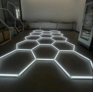 Plafonnier LED en forme de nid d'abeille hexagonal pour salle de sport, salon de coiffure, atelier automobile, garage - Product Image 3