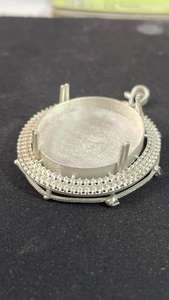 Colgante de Plata de Ley 925 de Gran Tamaño con Engaste de Garras para Hombre y Mujer, Joyería de Moda al por Mayor, de Gran Peso para Reventa en Boutiques - Product Image 4