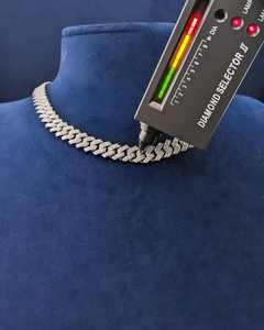 Collar Cubano de Plata S925 con Moissanita, Listo para Enviar en 2026, Gran Venta, Apto para Hombres y Mujeres - Product Image 6