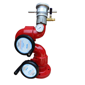 BRILLIANT Cañón de Agua Fijo para Extinción de Incendios, Boquilla Manual de 4-10 Bares, Conjunto de Válvula Metálica Roja Personalizable - Product Image 1
