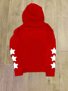 Sudadera con capucha informal con estampado de letras y estrellas para mujer, para otoño, estilo pullover. - Product Image 2