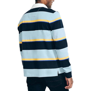 Broderie de logo personnalisé, 100% coton, 280 grammes, col uni, manches courtes, jersey respirant, chemise pour homme personnalisée - Product Image 2
