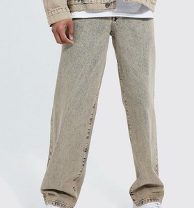 CUMBRE SPORTS Fabricante de Jeans Formales de Pierna Recta para Hombre, de Tela Oxford, de Alta Calidad, Cintura Alta, Cierre de Cremallera, Transpirables - Product Image 3