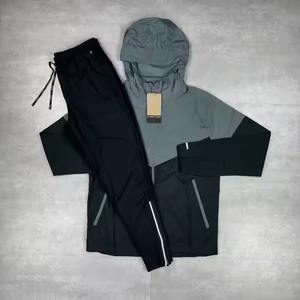Ensembles coupe-vent pour hommes en nylon, style streetwear, avec logo personnalisé, très demandés - Product Image 1