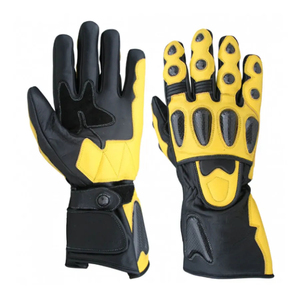 Guantes de Motocicleta Elegantes de Cuero Vacuno, Guantes Largos para Motocross, Guantes de Motocicleta de Calle para Hombre de Alta Calidad - Product Image 4