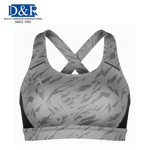 Soutien-gorge de sport respirant sans fil et sans couture en dentelle OEM Malaisie pour le fitness, le yoga et l'entraînement en salle de sport – Bralette pour femme - Product Image 3