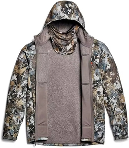 Vêtements de chasse en polaire d'hiver 100% coton personnalisés, sweat à capuche pour la randonnée et le camping, pour hommes - Product Image 3