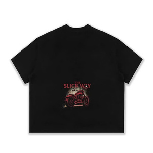 2026 New Fashion Unisex Black <b>Animal</b> Slim Fit 100% Cotton Formal T-Shirt Eco-Friendly - Product Image 5