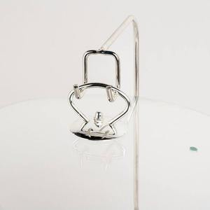Recipiente Ovalado de Acero Inoxidable para Calentar Alimentos, Acabado Blanco de Lujo, Tapa de Acrílico Transparente con Adorno de Corona Dorada - Product Image 4