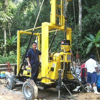 Machine de forage de puits d'eau portable 200m pour usage domestique, abordable, légère, compacte et facile à utiliser