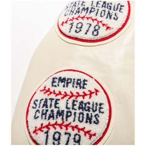 Custom Embroidered Winter <b>Patchwork</b> Vintage Wool Leather Letterman Baseball Varsity <b>Jacket</b> Personalized - Product Image 3