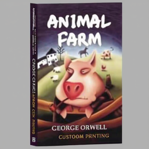 <b>Animal</b> Farm by Author George Orwell Paperback Custom Softcover <b>Book</b> Printing - Product Image 1