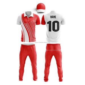 Camiseta de Cricket de Malla 100% Poliéster con Impresión Digital de Alta Calidad, Nombre del Equipo Personalizado, Marcas de Clubes, Cuello en V Transpirable, Corte Corto Unisex - Product Image 1