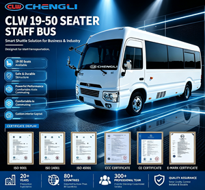 Autocar de luxe 19-50 places avec intérieur haut de gamme pour le transport touristique et les navettes aéroportuaires – Prix de gros usine - Product Image 1