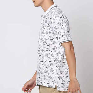 Chemises polo de golf pour hommes, sur mesure, de haute qualité, unies, nouveau design, fabriquées en pur coton. - Product Image 5