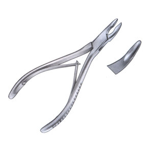 Rongeur osseux Luer Friedman professionnel à double action, instrument chirurgical orthopédique en acier inoxydable OEM - Product Image 3