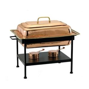 Plat à friser de luxe en métal et acier inoxydable, plaqué or, pour hôtel, Restaurant et mariage - Product Image 6