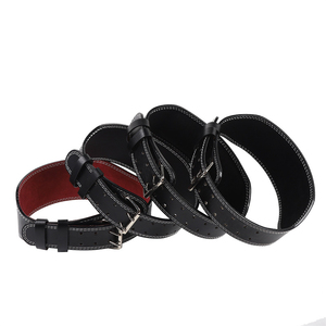 Ceinture de musculation en cuir véritable CLASSICAL TRENDS, en cuir de vachette, couleur unie, boucle à ardillon en alliage, respirante, écologique, style formel - Product Image 3