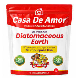 Casa De Amor Tierra de Diatomeas |   Magia Ecológica |   Polvo Mágico Orgánico Ecológico y Seguro para el Control de Plagas, Uso Multiusos, Aprobado para Mascotas - Product Image 1