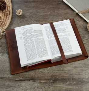 Étui en cuir personnalisé avec fermoir en laiton, couverture de livre en cuir, fabrication de composants haut de gamme LBC-0036 - Product Image 3