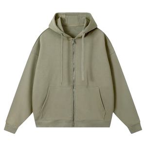 High Quality <b>Zip</b> Hoodie Hot Sale Men Hoodies Latest Style Solid Color Men Customized Fitness Wear <b>Zip</b> Up Hoodie With Custom - Product Image 1