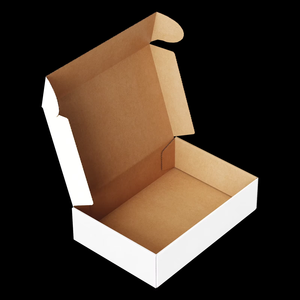 Caja de correo blanca de 3 capas, 8 x 6 x 2 pulgadas, ligera, para envíos, regalos, suscripciones, almacenamiento de productos y entrega. - Product Image 6