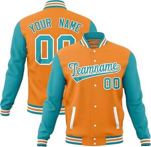 Chaquetas de Béisbol para Hombre con Diseño Personalizado, Nombre del Equipo y Número Bordados - Product Image 4