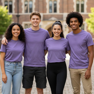 Camiseta Casual de Primera Calidad – Camiseta Oversize de Algodón, Opción de Logotipo e Impresión Personalizados, Camiseta para Mujer - Product Image 5