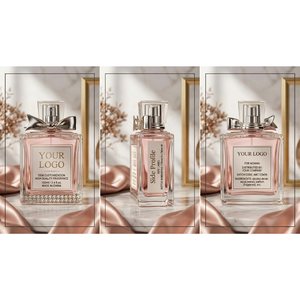 Luxury Women <b>Perfume</b> OEM ODM Private Label Fragrance Long Lasting Eau De Parfum Custom Logo High End Glass Bottle 100ml - Product Image 2