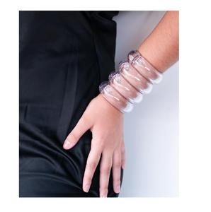 Brazalete de Resina Acrílica Hecho a Mano con Color Personalizado, Diseños Únicos, Estilo Vintage, Unisex, Sin Níquel, Sin Plomo, Calidad de Exportación - Product Image 4