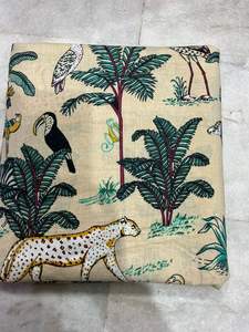 New Design Multicolor Wholesale 100% Cotton Indian Garment Fabric Eco-Friendly Lightweight Floral Hand Block Home Decor Bags - Product Image 4