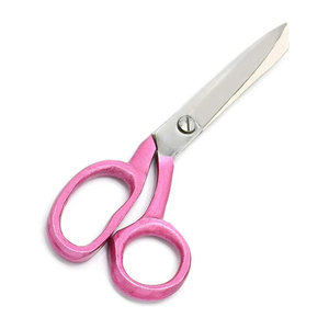 Ciseaux de tailleur multifonctionnels pour droitiers, revêtement rose, ciseaux de couture domestiques avec manche en acier inoxydable - Product Image 2