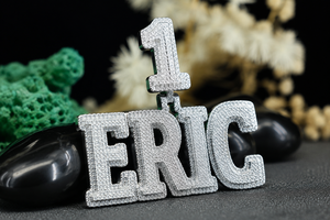 Collier pendentif hip-hop pour homme en argent 925 plaqué or avec moissanite taillée sur mesure, idéal pour mariage, fête ou cadeau de Noël - Product Image 4