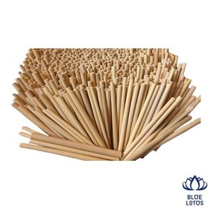 Pailles en bambou réutilisables de haute qualité, les plus vendues, hautement recommandées, écologiques, ensemble de pailles à boire, directement de l'usine - Product Image 1