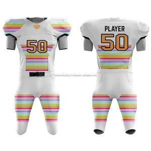 Uniforme de football américain personnalisable, style unique, options grandes tailles, respirant, léger, séchage rapide, 100% polyester, personnalisé - Product Image 4