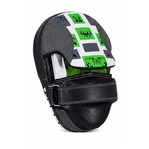 Vente en gros de pads de frappe de boxe personnalisables en cuir, haute qualité, antidérapants, avec sangle de poignet réglable et fermeture auto-agrippante, meilleures ventes - Product Image 3