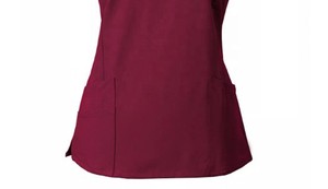 Conjunto de Uniforme Médico para Mujer, Cuello en V, Uniforme de Hospital, Ropa de Trabajo de Enfermería, Pantalones Cargo, Logotipo Personalizado, Ligero, Tejido 100% Algodón - Product Image 4