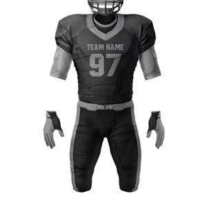 Uniforme de football américain de conception originale en gros, 100 % polyester, technologie d'impression par sublimation, grandes tailles - Product Image 1