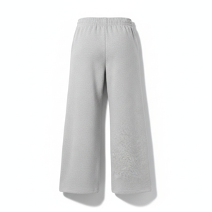 Pantalones Deportivos Anchos DRIFT Heather Grey para Hombre, Pantalones de Felpa 3/4, OEM ODM - Product Image 3