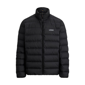 Premium <b>Packable</b> 100% Down Ripstop <b>Jacket</b> Men Lightweight Puffer OEM Custom Luxury Travel Outdoor Winter Outerwear Fashion - Product Image 1