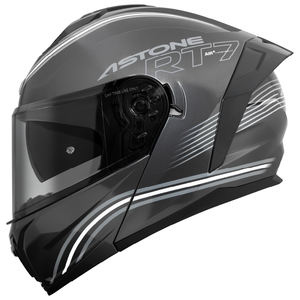 Casco Modular Abatible ASTONE HELMETS Nuevo Modelo ROCKET GLOSS METAL GREY, Seguridad ABS, con Forro de Poliéster, Tallas XS-2XL RT7 - Product Image 4