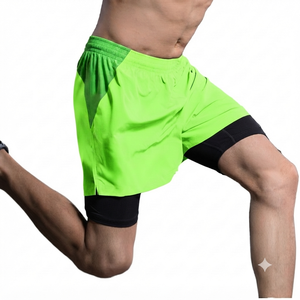 Custom Men's <b>High</b> Waist Breathable Oxford Fabric <b>Knee</b> Length Workout Running Shorts Pockets Drawstring Closure Casual Style - Product Image 2